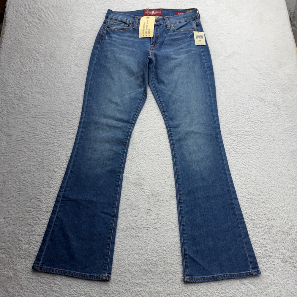 Lucky Brand Sofia Bootcut‎ Jeans Womens 6/28 Regular Medium Wash Blue Curvy Fit